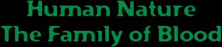 Human Nature / The Family of Blood